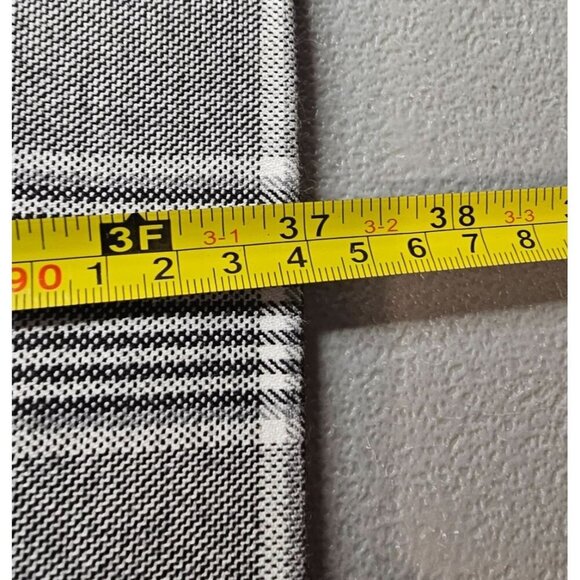 Banana Republic Womens XS Black White Glenplaid Two Button Coat - Picture 12 of 12